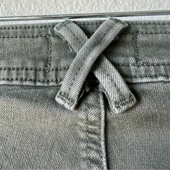 PAIGE Hoxton Ankle Skinny Jeans Women 28 Green Tea Cargo Stretch Denim - Picture 7 of 12